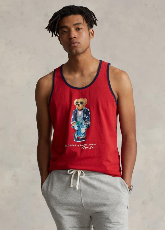 Ralph Lauren mehed polo karu jersey tank PR0V286 Rl 2000 punane