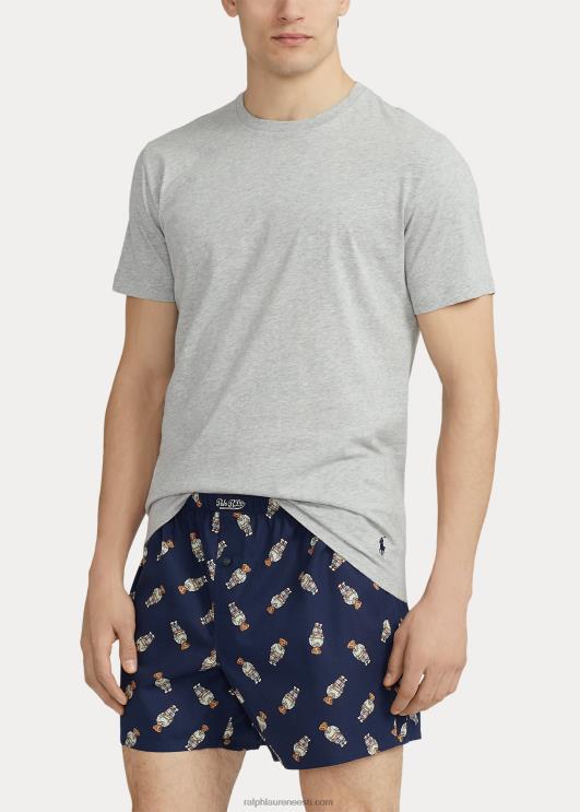 Ralph Lauren mehed puuvillane crewneck & polo bear boxer komplekt PR0V709 hamptoni karu