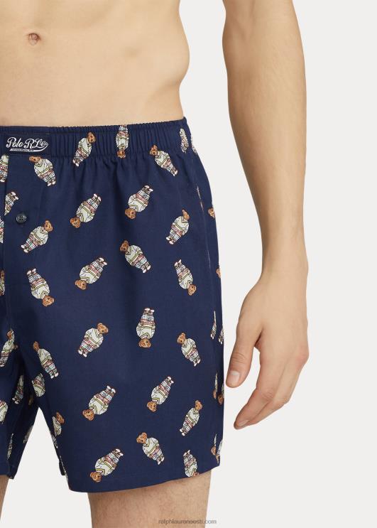 Ralph Lauren mehed puuvillane crewneck & polo bear boxer komplekt PR0V709 hamptoni karu