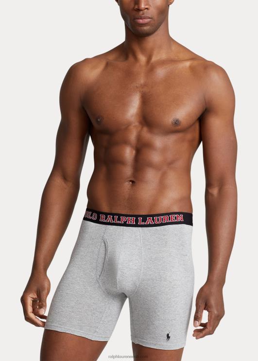 Ralph Lauren mehed võrkkest 5-osaline bokser PR0V524 must/punane/süsi