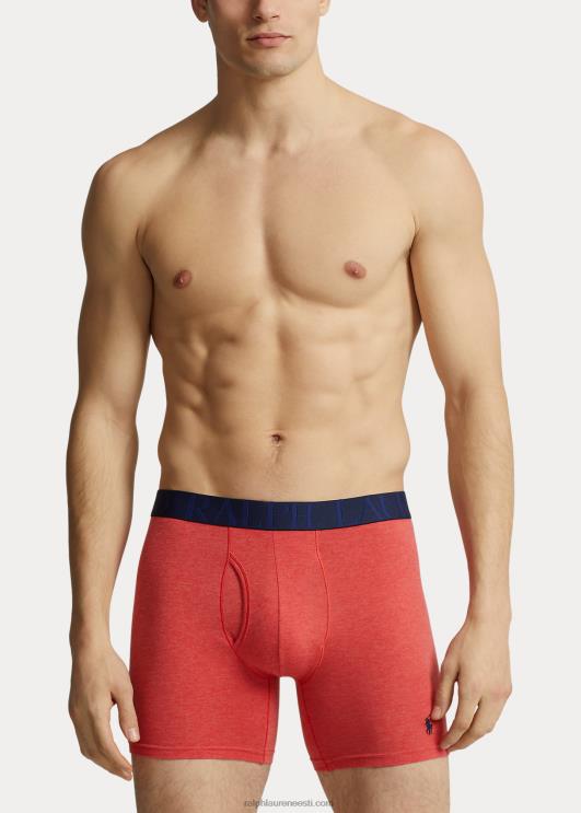 Ralph Lauren mehed venivad bokserid 3-pakendis PR0V476 rosett/jamaica triip