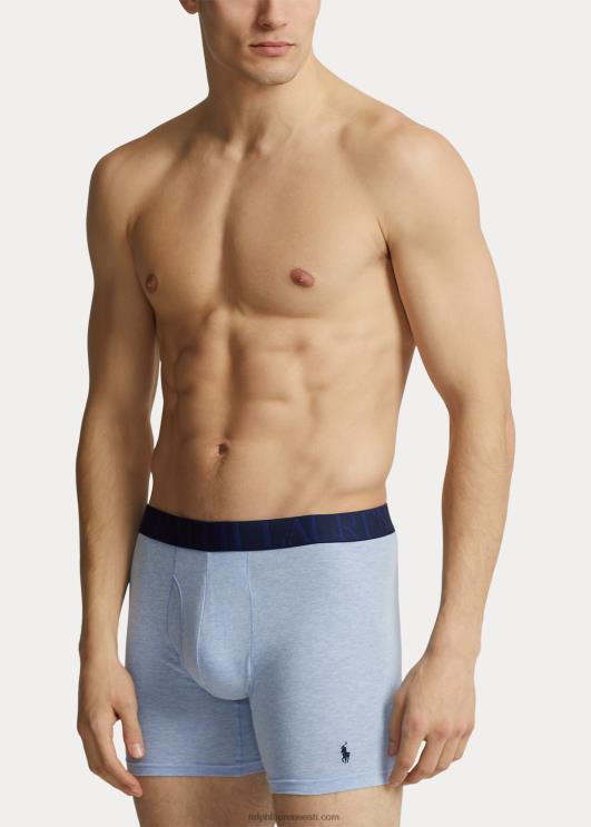 Ralph Lauren mehed venivad bokserid 3-pakendis PR0V476 rosett/jamaica triip