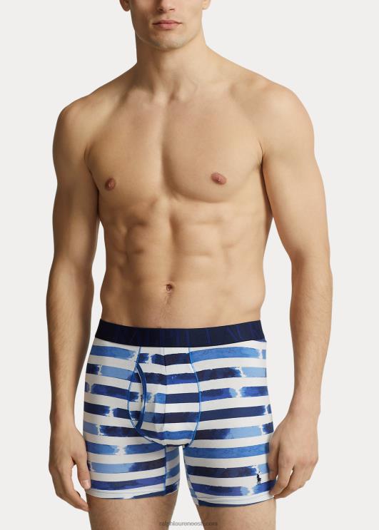 Ralph Lauren mehed venivad bokserid 3-pakendis PR0V476 rosett/jamaica triip