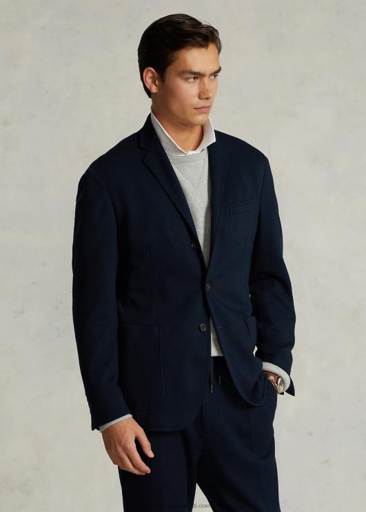 Ralph Lauren mehed polo pehme kootud pikee bleiser PR0V1154 merevägi