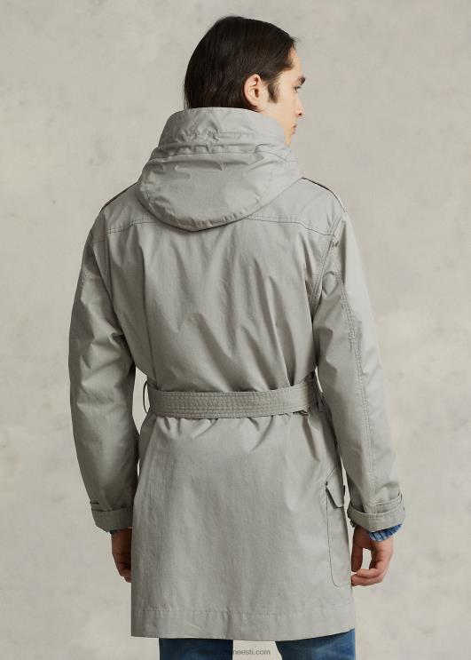 Ralph Lauren mehed puuvillasegune toimse parka PR0V1114 hall udu