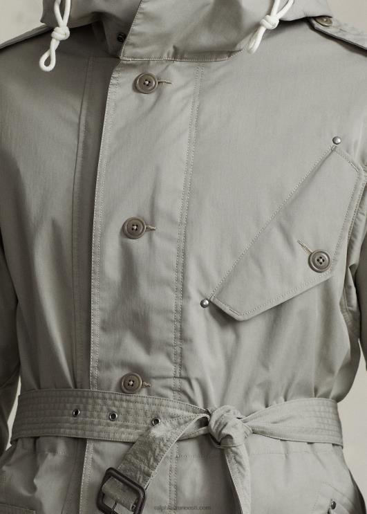 Ralph Lauren mehed puuvillasegune toimse parka PR0V1114 hall udu