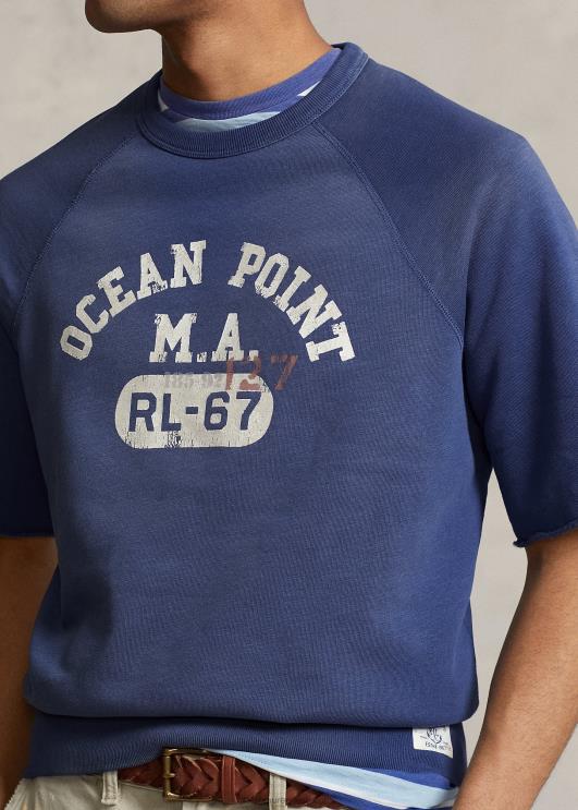 Ralph Lauren mehed fliisist graafiline dressipluus PR0V1256 vana kuninglik