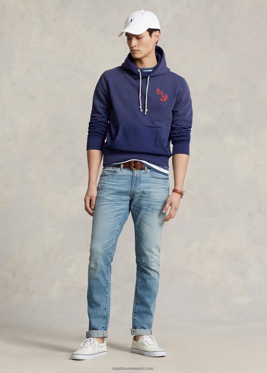 Ralph Lauren mehed fliisist graafiline kapuuts PR0V1150 tume koobalt