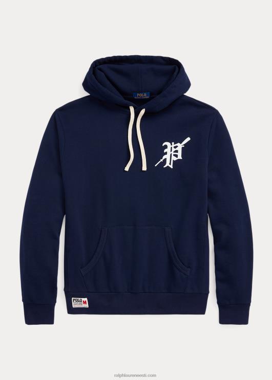 Ralph Lauren mehed fliisist graafiline kapuuts PR0V8437 kruiisilaevastik