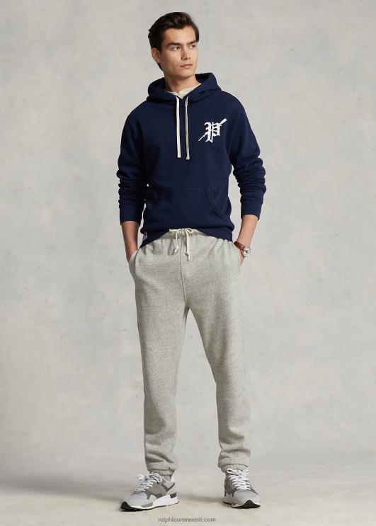 Ralph Lauren mehed fliisist graafiline kapuuts PR0V8437 kruiisilaevastik