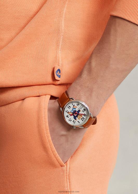 Ralph Lauren mehed fliisist kapuuts PR0V8505 oranž