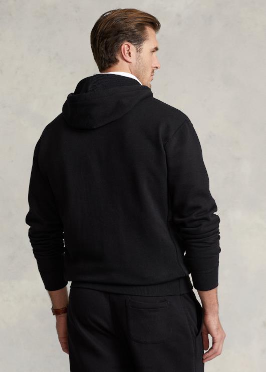 Ralph Lauren mehed fliisist täistõmblukuga kapuuts PR0V1665 must