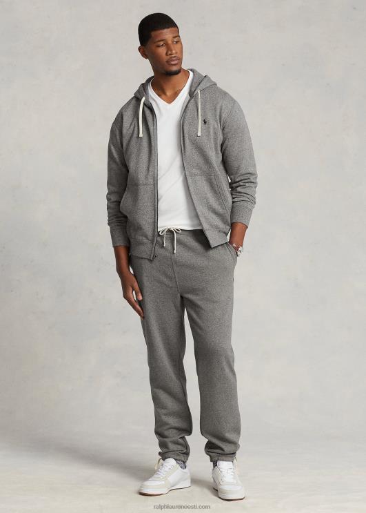 Ralph Lauren mehed fliisist täistõmblukuga kapuuts PR0V1667 tuhkhall kanarbik