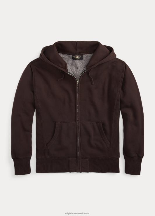 Ralph Lauren mehed fliisist täistõmblukuga kapuuts PR0V1743 pleekinud must