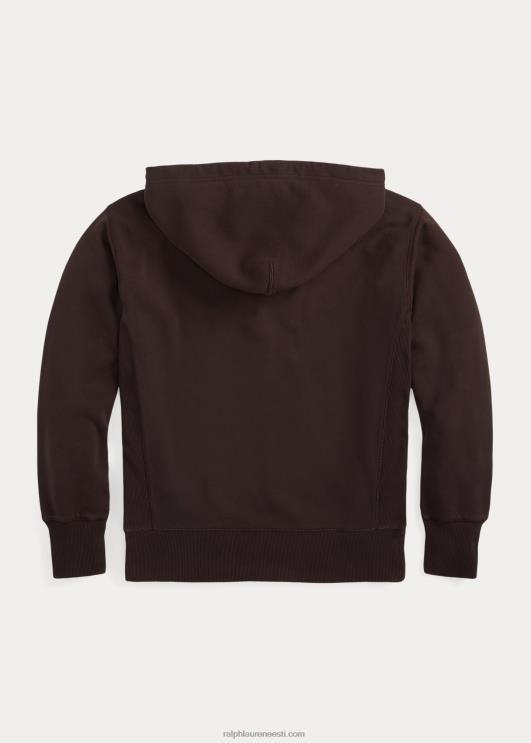 Ralph Lauren mehed fliisist täistõmblukuga kapuuts PR0V1743 pleekinud must