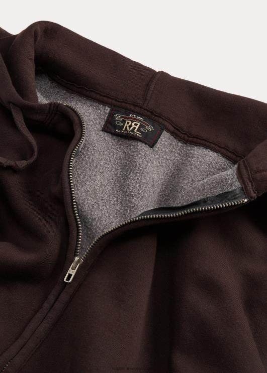 Ralph Lauren mehed fliisist täistõmblukuga kapuuts PR0V1743 pleekinud must