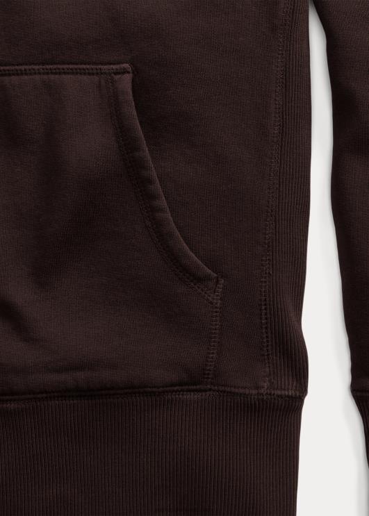 Ralph Lauren mehed fliisist täistõmblukuga kapuuts PR0V1743 pleekinud must