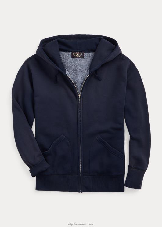 Ralph Lauren mehed fliisist täistõmblukuga kapuuts PR0V1744 tuhmunud merevägi