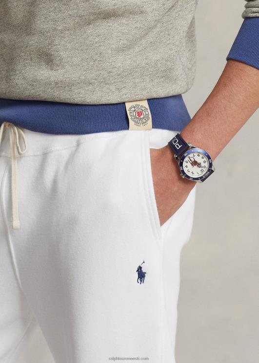 Ralph Lauren mehed kahetooniline fliisist dressipluus PR0V1133 loft kanarbik/vana kuninglik