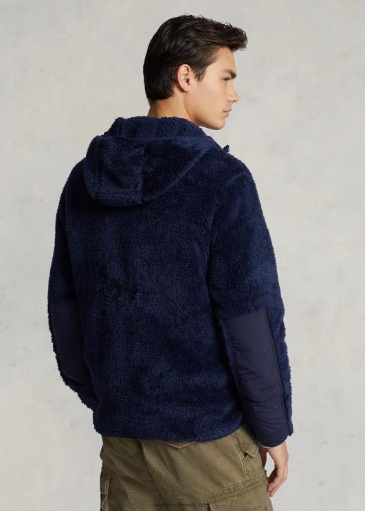 Ralph Lauren mehed kuhjaga fliisist täistõmblukuga kapuuts PR0V1183 newporti merevägi/newporti merevägi