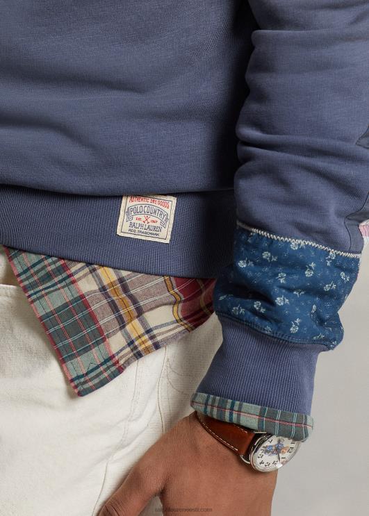 Ralph Lauren mehed lapitehnikas fliisist dressipluus PR0V8504 vana kuninglik