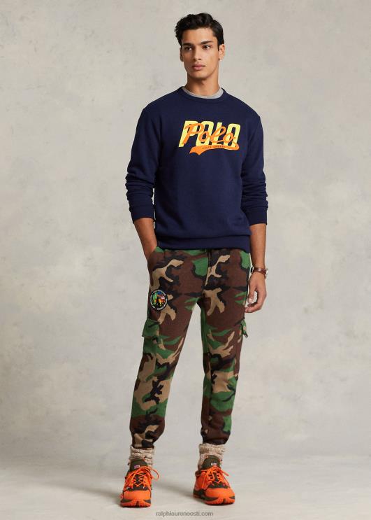 Ralph Lauren mehed logoga fliisist dressipluus PR0V1185 kruiisilaevastik