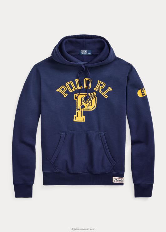 Ralph Lauren mehed logoga fliisist kapuuts PR0V843 tume koobalt