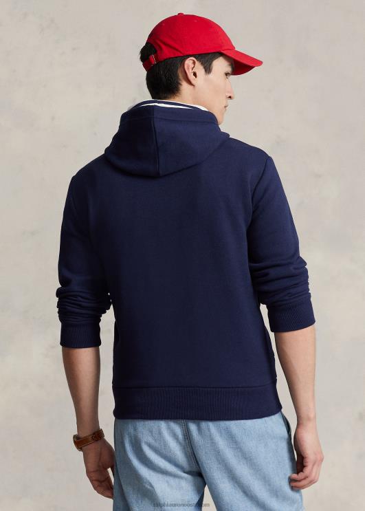Ralph Lauren mehed logoga fliisist kapuuts PR0V8590 kruiisilaevastik