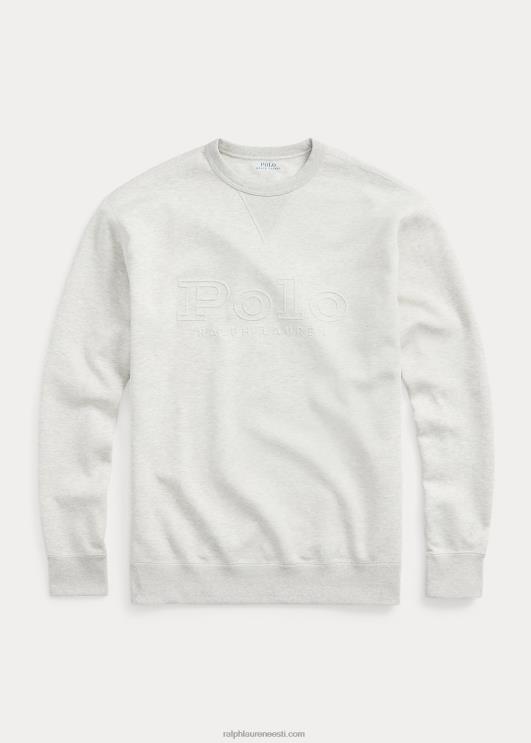 Ralph Lauren mehed logoga reljeefne topeltkootud dressipluus PR0V1395 kerge sportlik kanarbik