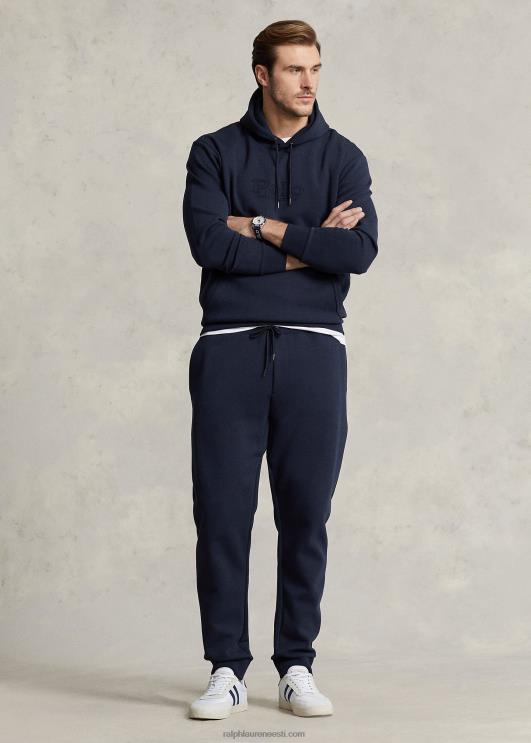 Ralph Lauren mehed logoga reljeefne topeltkootud kapuuts PR0V1378 lennuväe merevägi