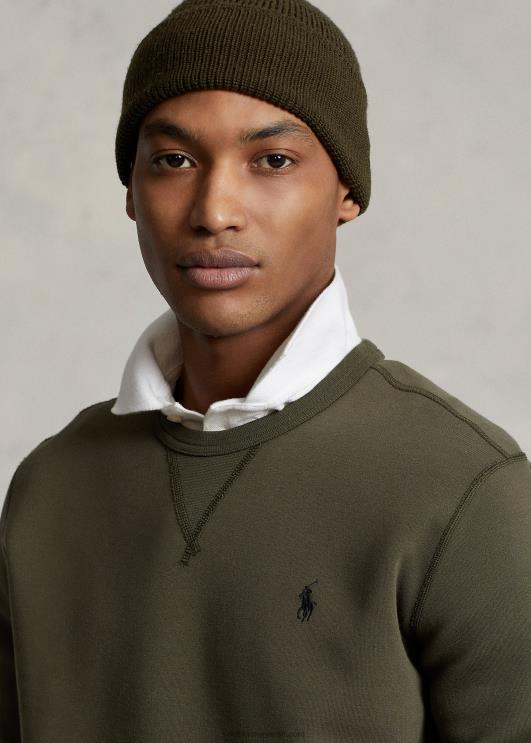 Ralph Lauren mehed marmorist topeltkootud dressipluus PR0V1084 firma oliiv