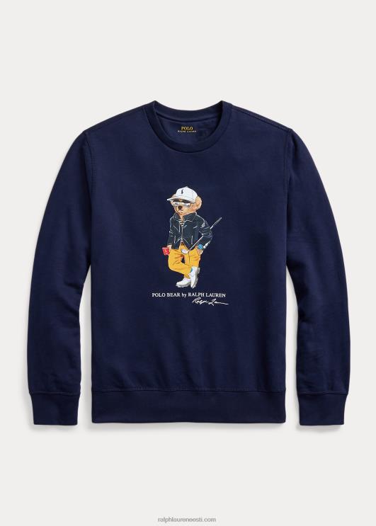 Ralph Lauren mehed polo bear performance fliisist dressipluus PR0V711 rafineeritud merevägi