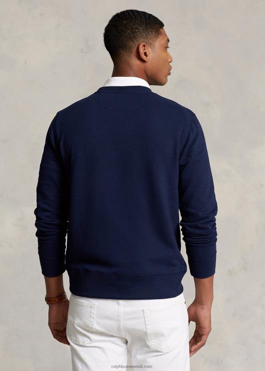 Ralph Lauren mehed polo bear performance fliisist dressipluus PR0V711 rafineeritud merevägi