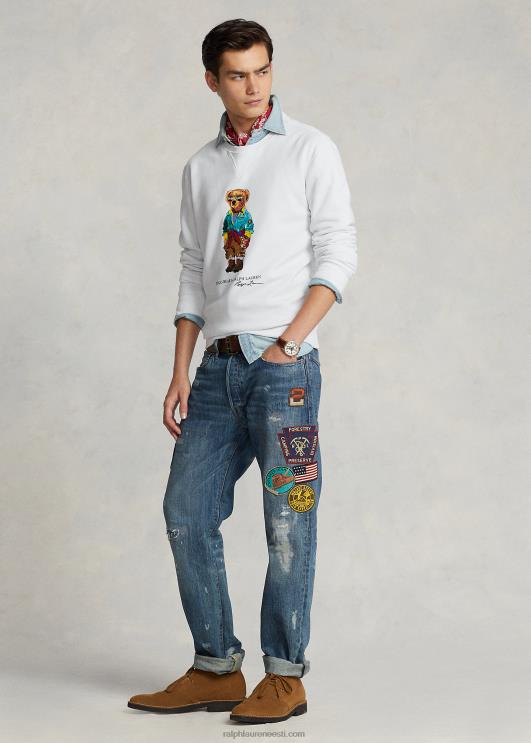 Ralph Lauren mehed polo karu fliisist dressipluus PR0V1063 valge