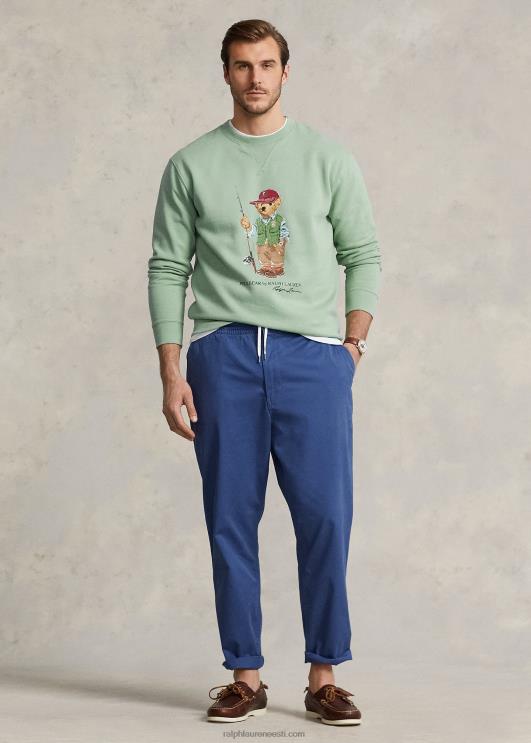 Ralph Lauren mehed polo karu fliisist dressipluus PR0V1628 pleekinud piparmündi kalapüük karu