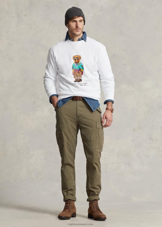 Ralph Lauren mehed polo karu fliisist dressipluus PR0V1678 valge