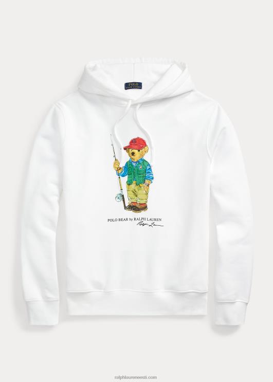 Ralph Lauren mehed polo karu fliisist kapuuts PR0V1107 valge kalakaru