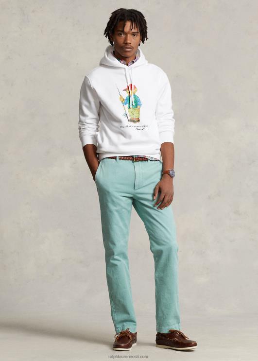 Ralph Lauren mehed polo karu fliisist kapuuts PR0V1107 valge kalakaru