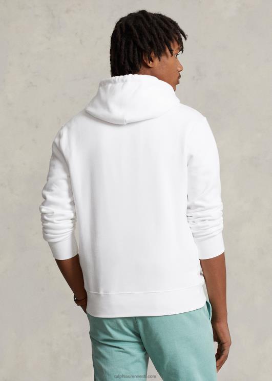 Ralph Lauren mehed polo karu fliisist kapuuts PR0V1107 valge kalakaru