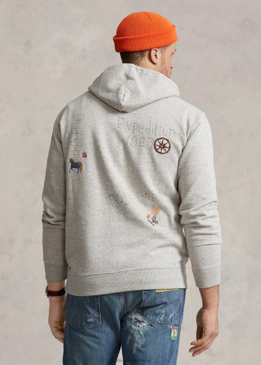 Ralph Lauren mehed polo karu fliisist kapuuts PR0V1361 brooklyn/tume aastakäik