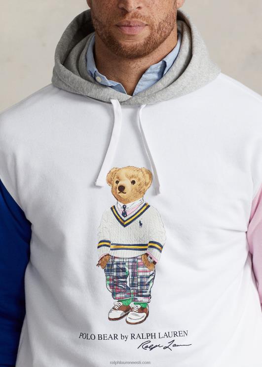 Ralph Lauren mehed polo karu fliisist kapuuts PR0V1646 valge karu