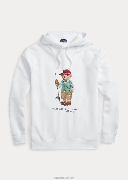 Ralph Lauren mehed polo karu fliisist kapuuts PR0V1668 valge kalakaru