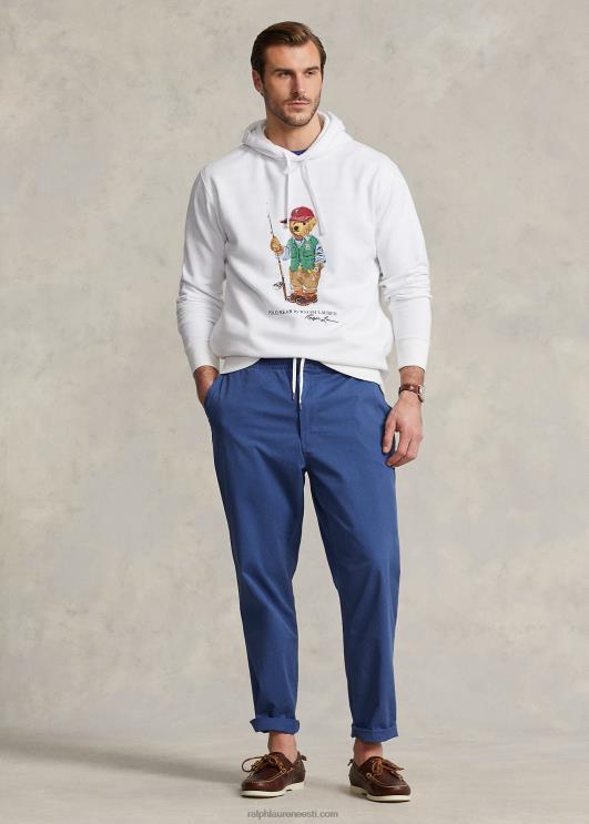 Ralph Lauren mehed polo karu fliisist kapuuts PR0V1668 valge kalakaru