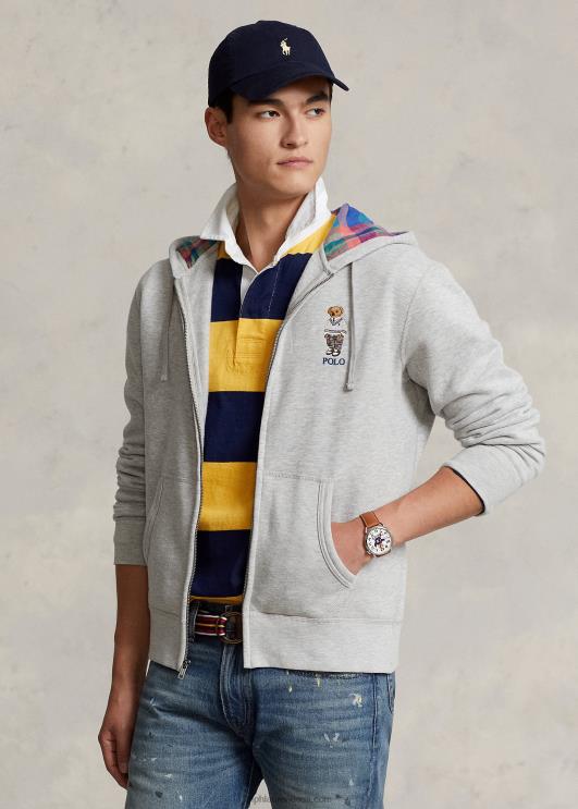 Ralph Lauren mehed polo karu fliisist täistõmblukuga kapuuts PR0V8379 ja üle kanarbiku karu