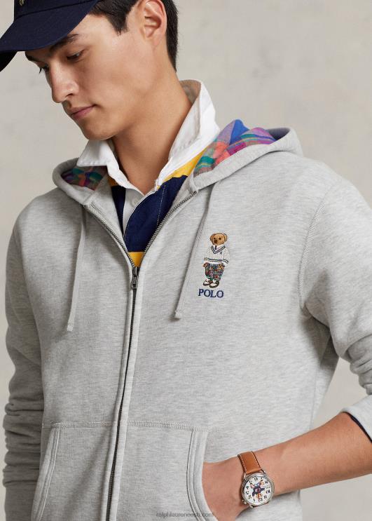 Ralph Lauren mehed polo karu fliisist täistõmblukuga kapuuts PR0V8379 ja üle kanarbiku karu