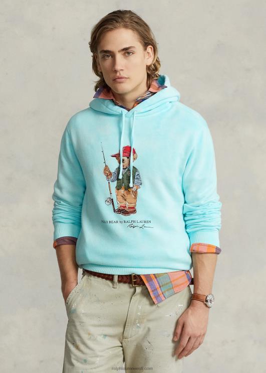 Ralph Lauren mehed polo karu lipsuvärviga fliisist kapuuts PR0V1069 saare vesi