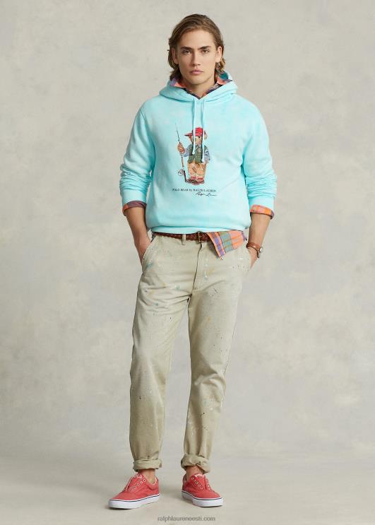 Ralph Lauren mehed polo karu lipsuvärviga fliisist kapuuts PR0V1069 saare vesi