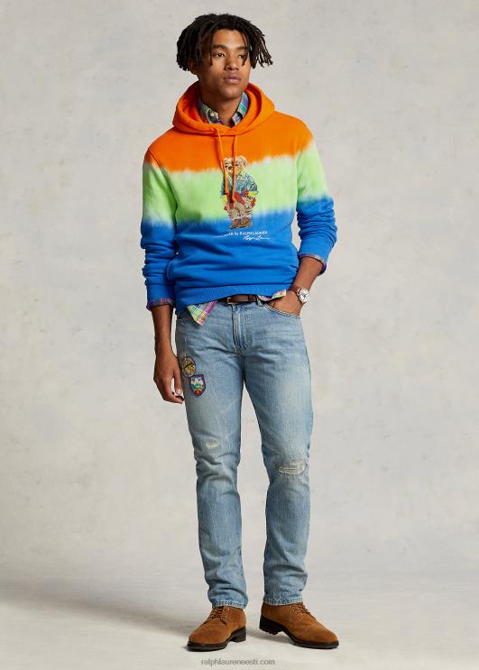 Ralph Lauren mehed polo karu lipsuvärviga fliisist kapuuts PR0V8605 safiir