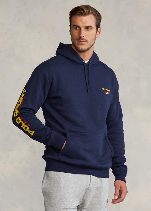 Ralph Lauren mehed polo sport fliisist kapuuts PR0V1900 kruiisilaevastik