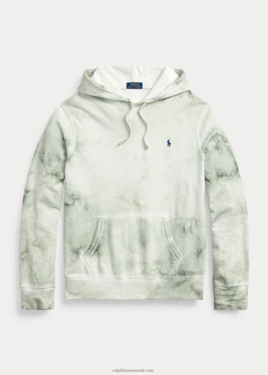 Ralph Lauren mehed puuvillane-linane prantsuse frotee kapuuts PR0V1126 pleekinud piparmünt